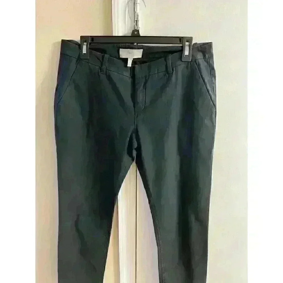 JOIE - Womens black straight leg khaki trousers , Sz 8 - Picture 2 of 5